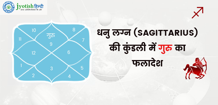 धनु लग्न की कुंडली में गुरु  – dhanu lagn kundali me guru (jupiter)